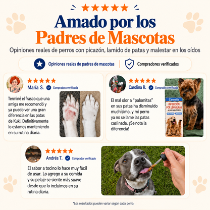 CARMELIE YEAST INFECTION FOR  DOGS™ +ENVÍO GRATIS